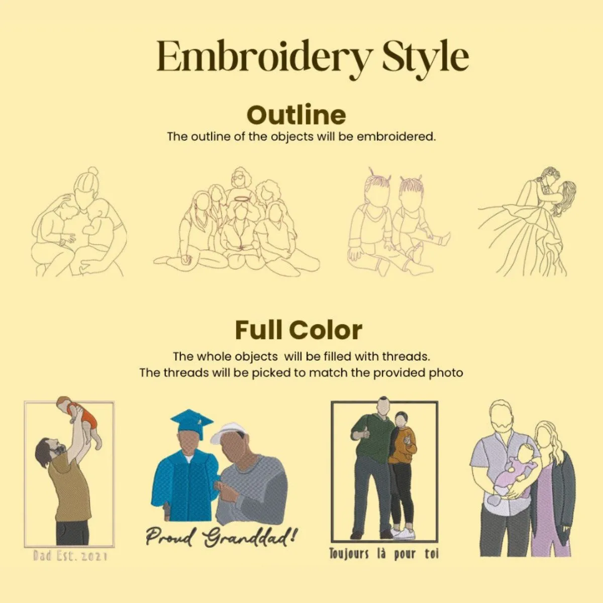 Personalized Anniversary Gifts for Couples, Custom Embroidered Sweatshirt / Hoodie Matching Wedding 1 - 50 Year