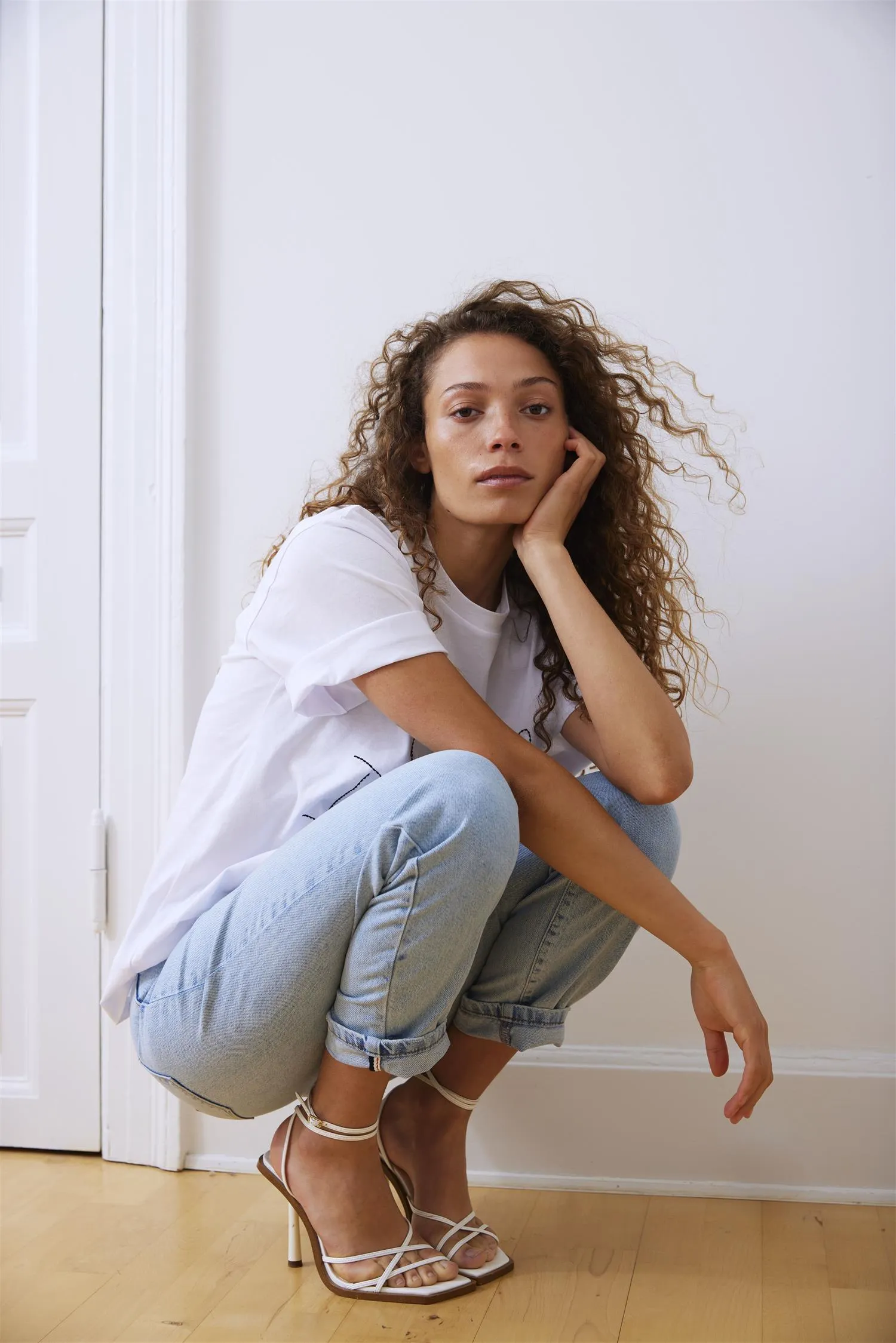 PZWHITNEY Jeans, Ankl, Tapered Leg - Light Blue Denim