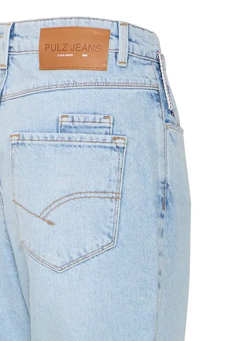 PZWHITNEY Jeans, Ankl, Tapered Leg - Light Blue Denim