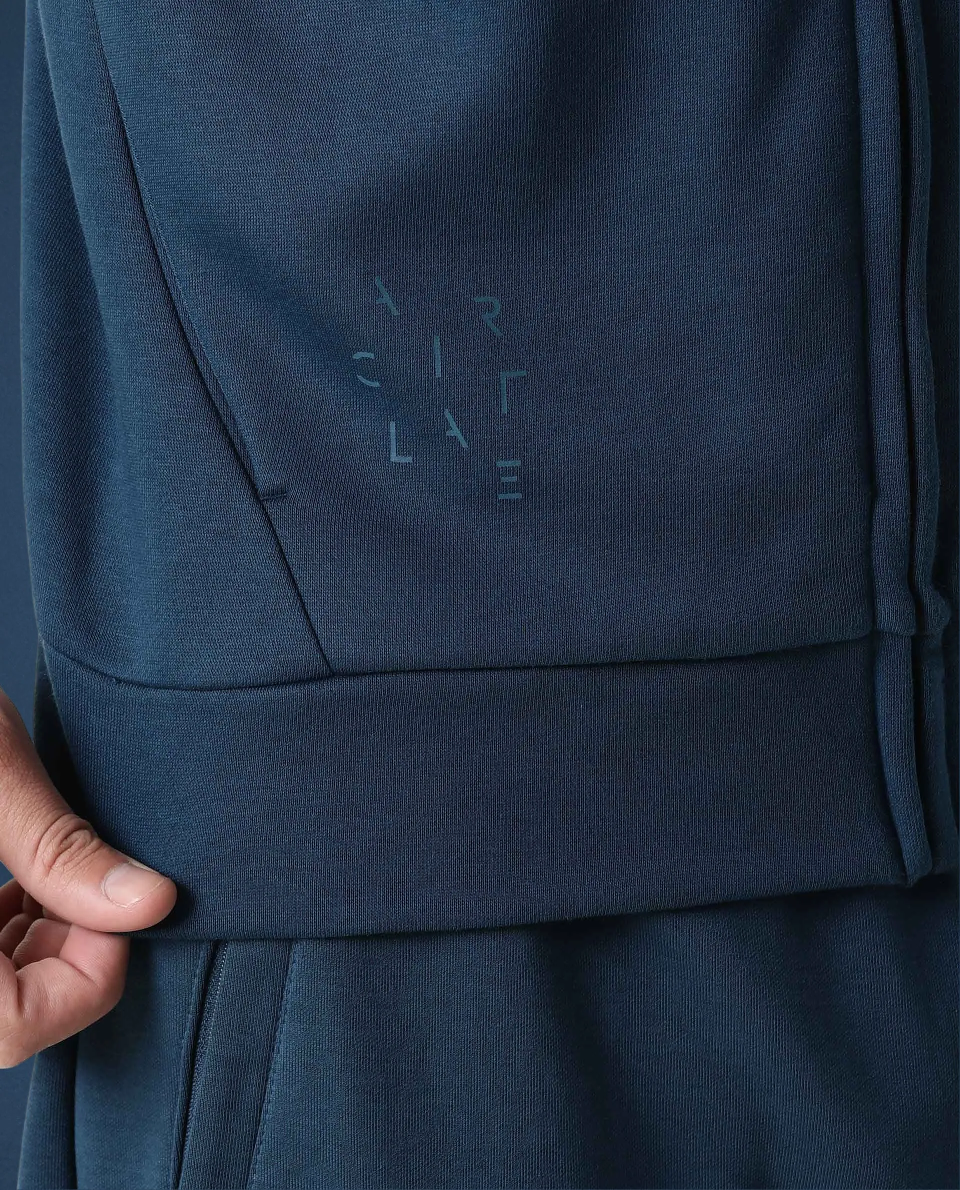 Rare Rabbit Articale Men's Azil Oyester Teal High Neck Zip-Up Jacket