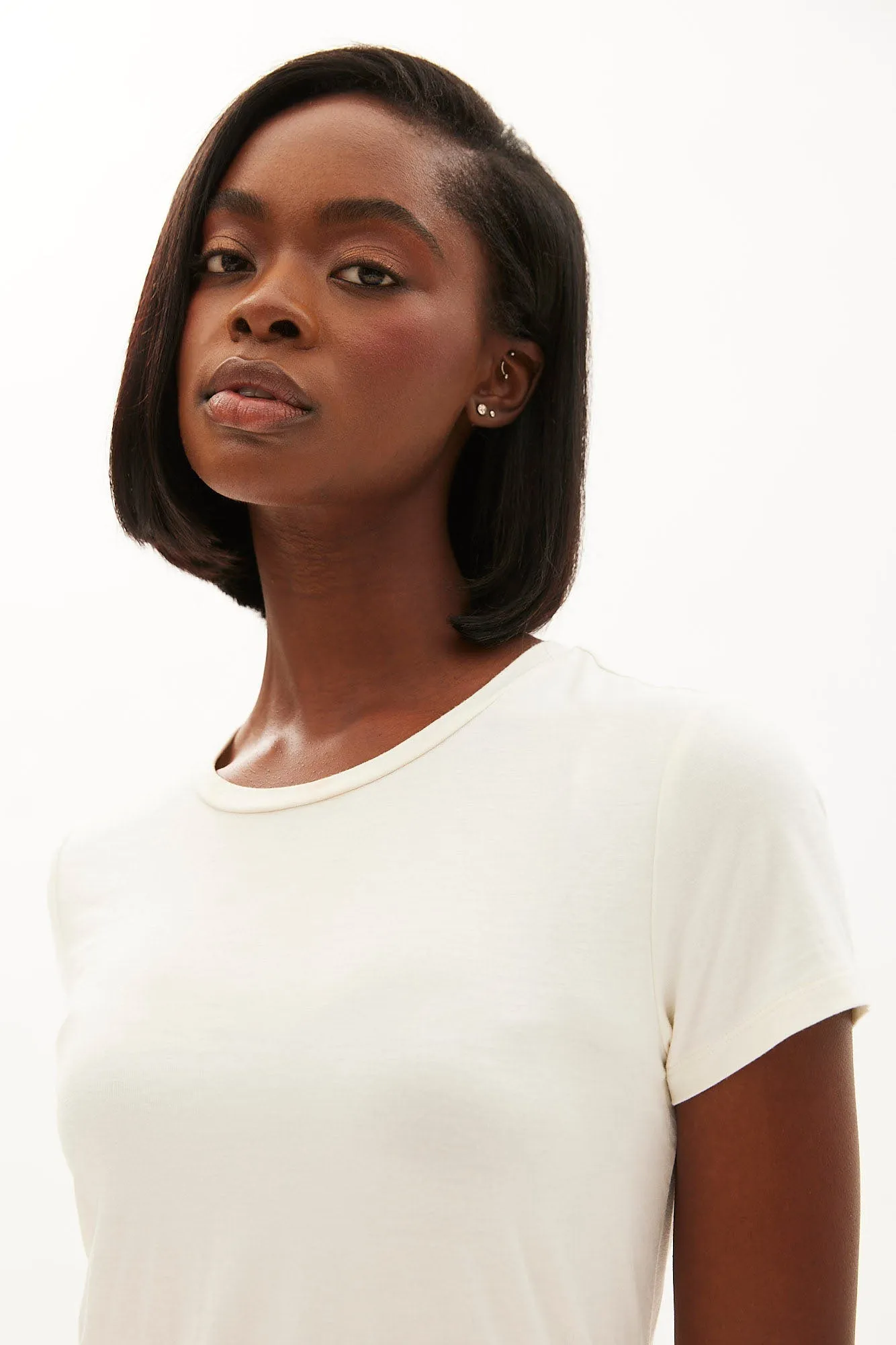 Relaxed Crew Neck Tee