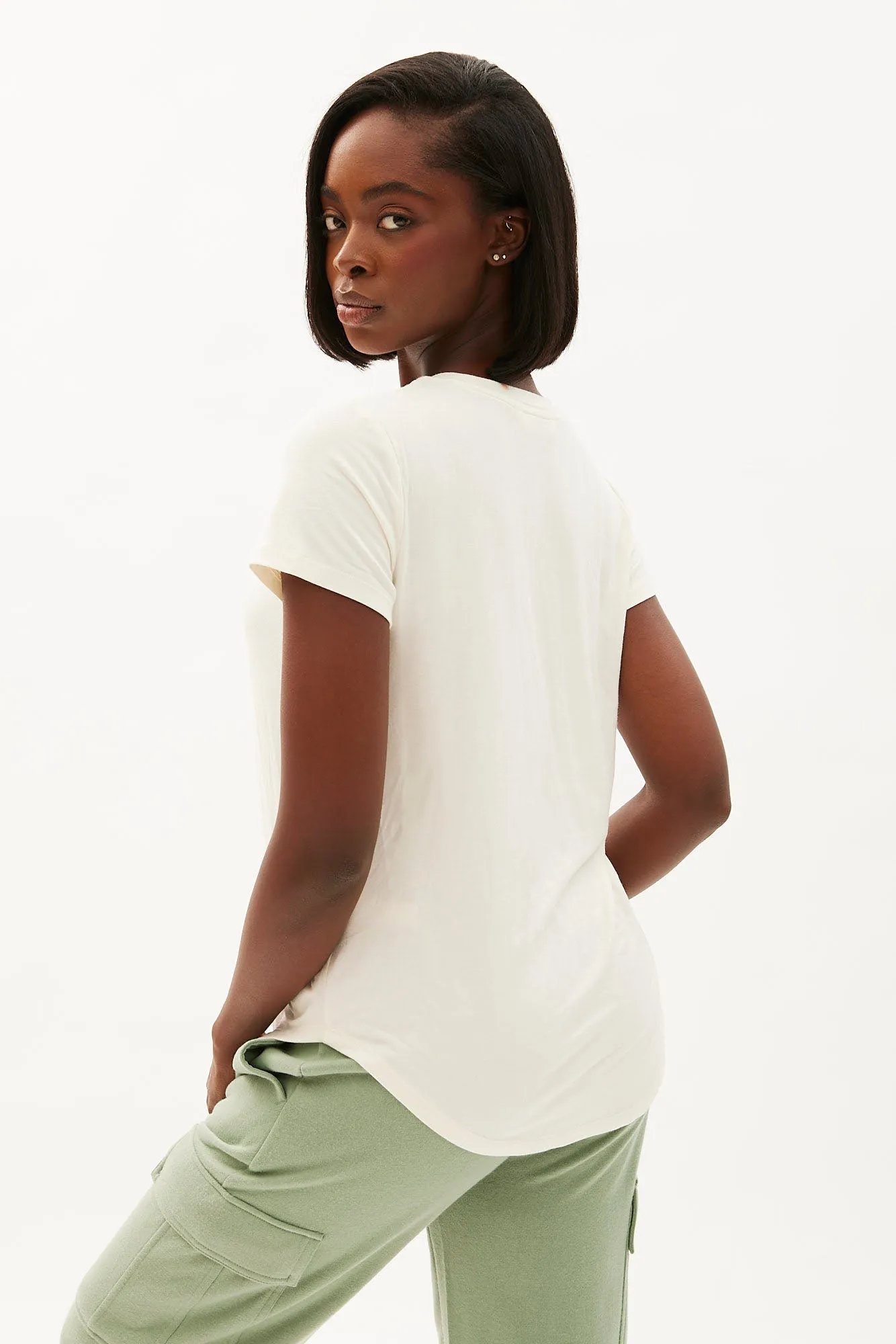 Relaxed Crew Neck Tee