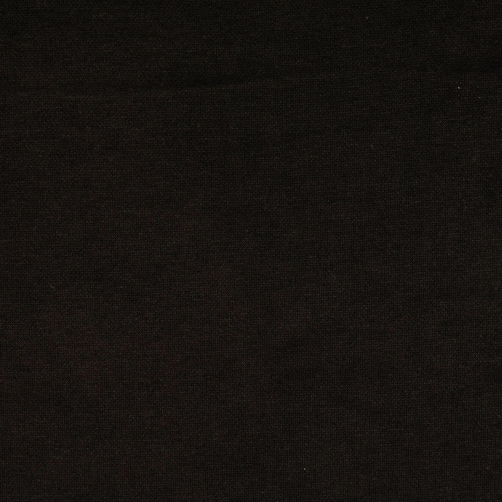 REMNANT 1.2 Metres - Snug Viscose Blend Sweater Knit in Black
