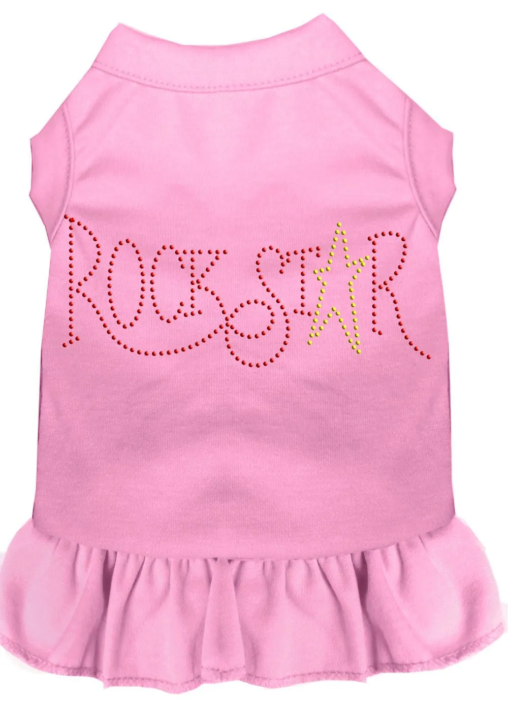Rhinestone Rockstar Dress Light Pink 4x (22)
