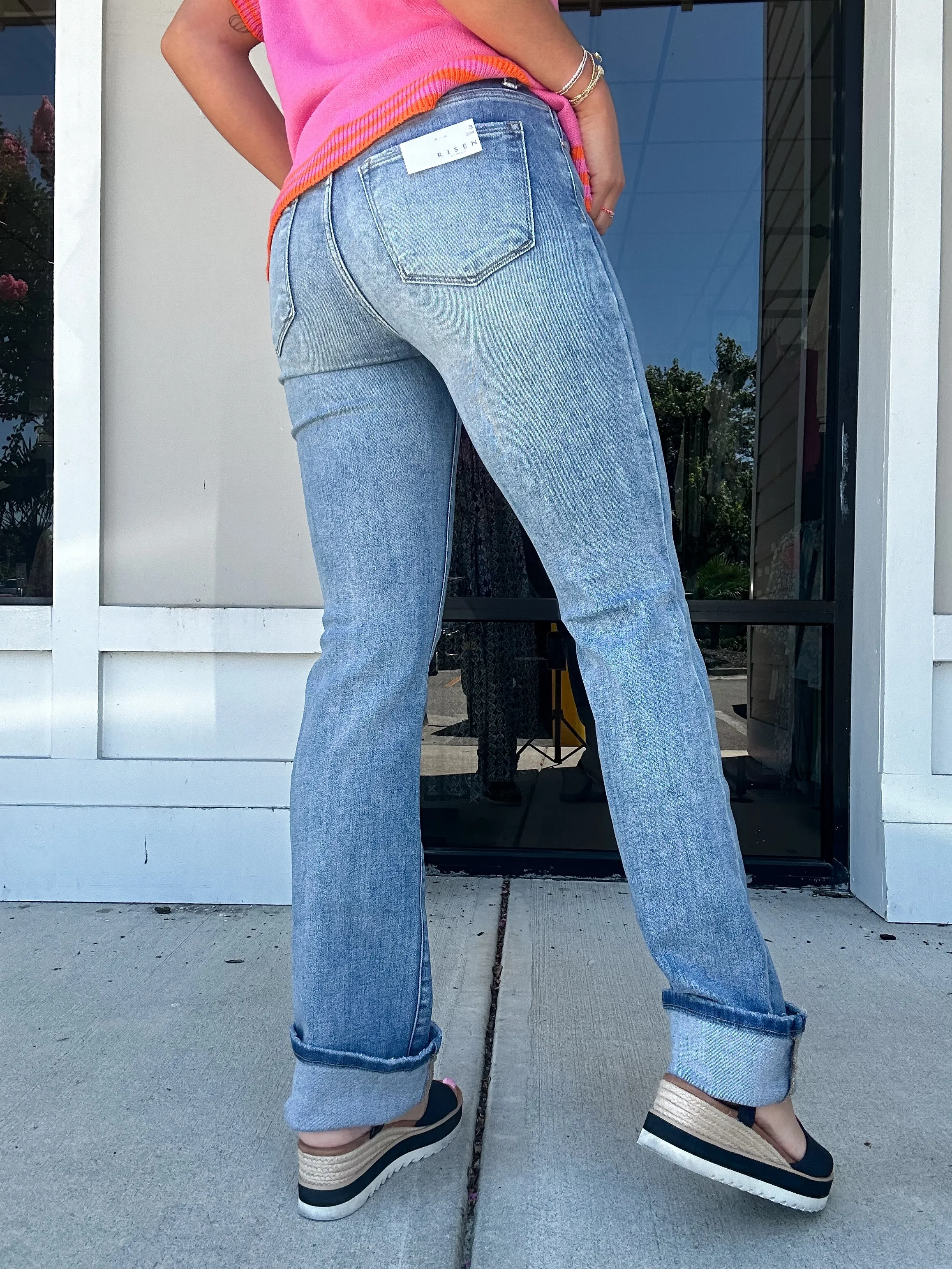 Risen Mid Rise Dolly Jean