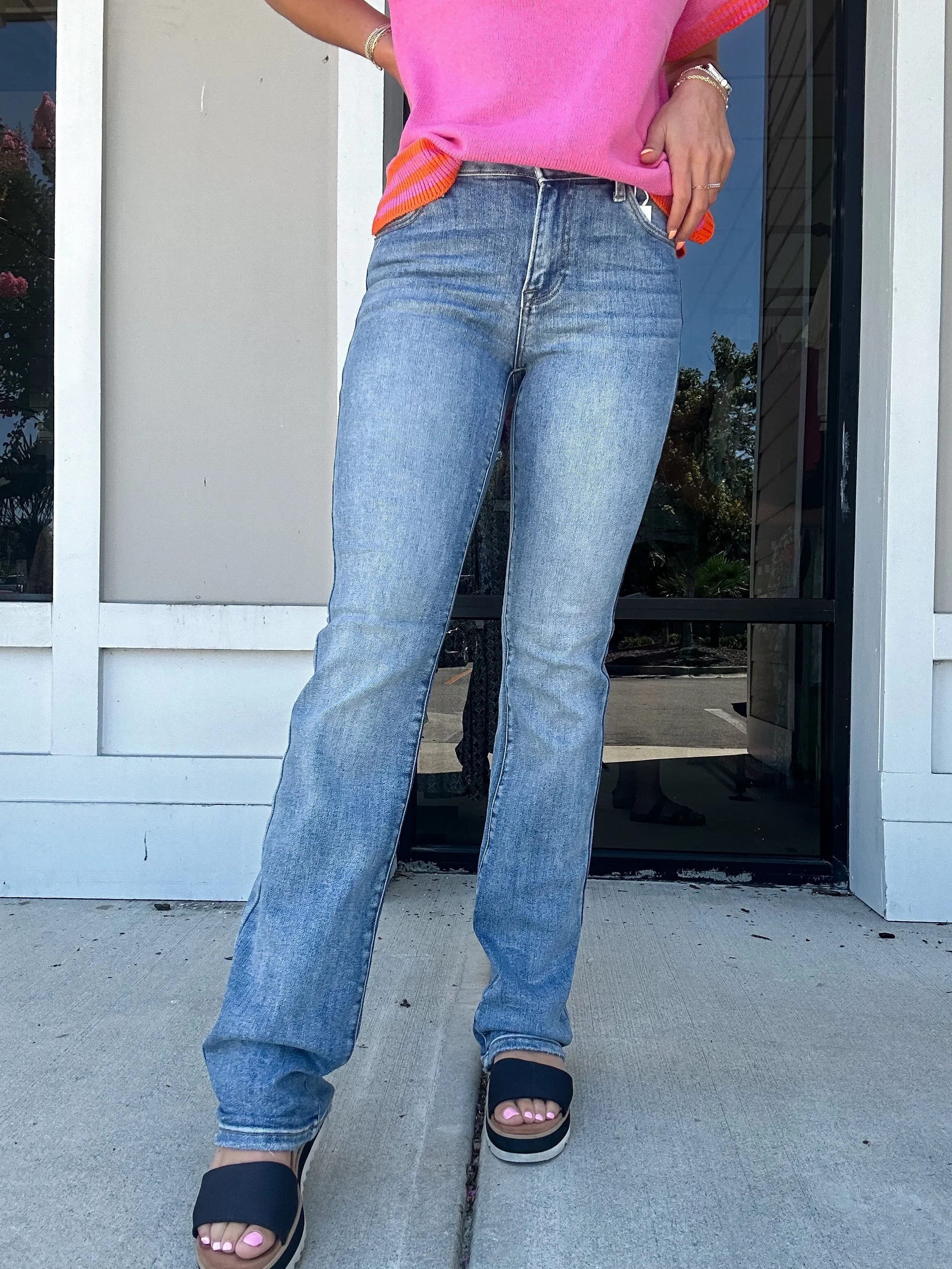 Risen Mid Rise Dolly Jean