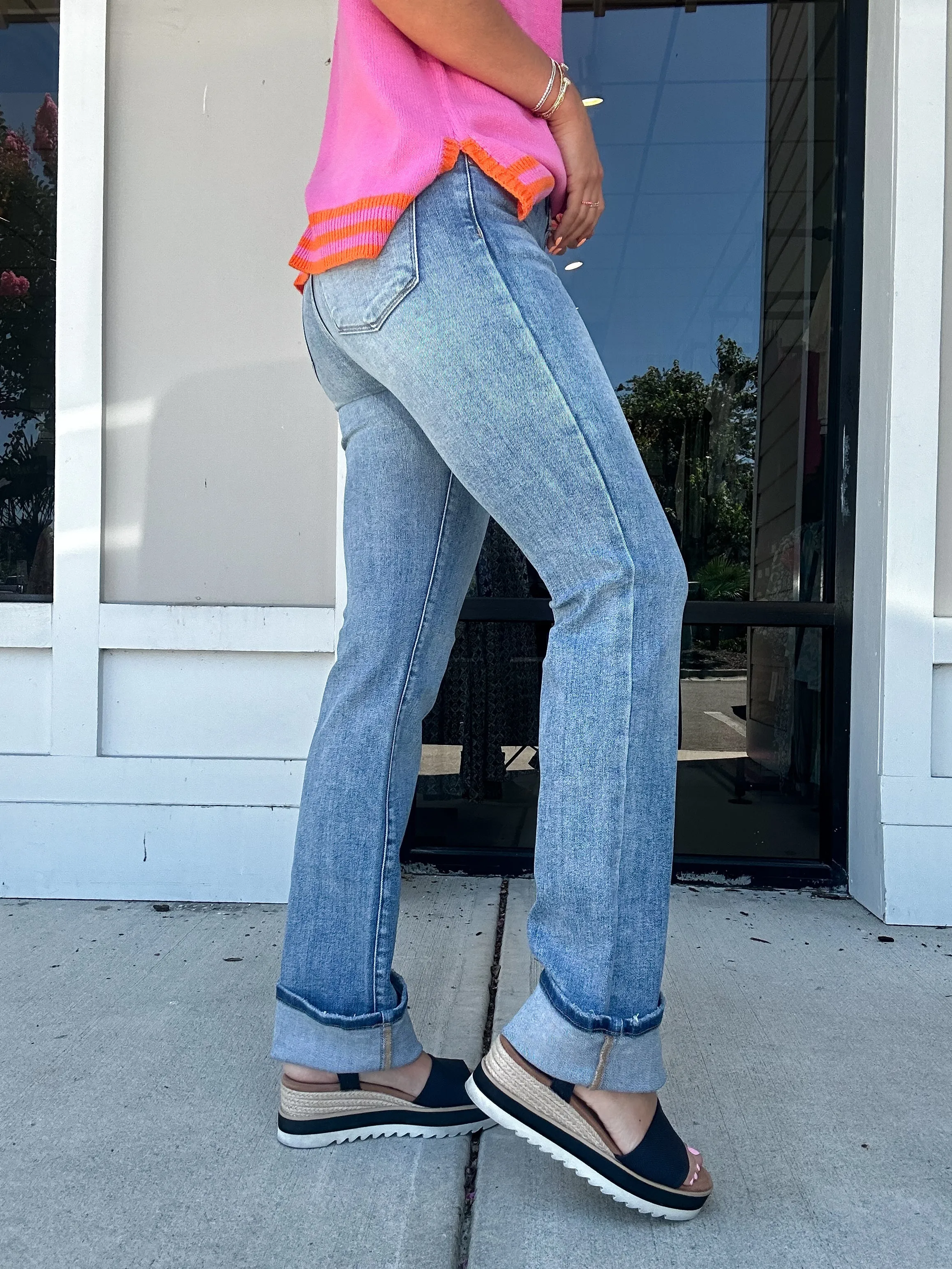 Risen Mid Rise Dolly Jean