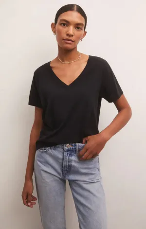 Sale Girlfriend V-Neck Tee Black
