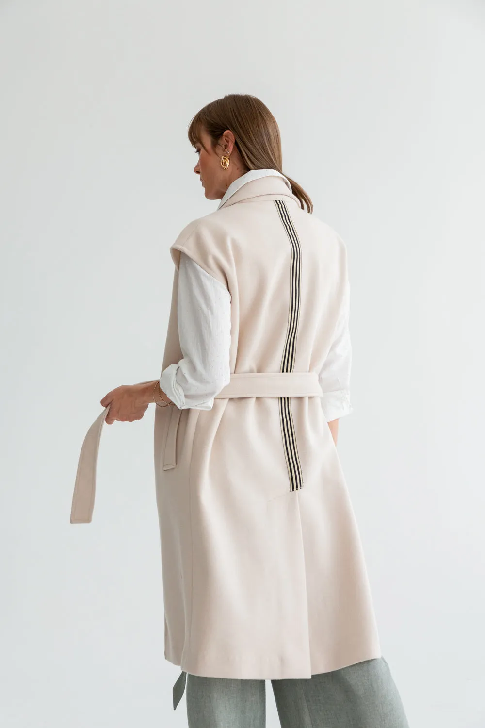 Serafina Coat Ivory