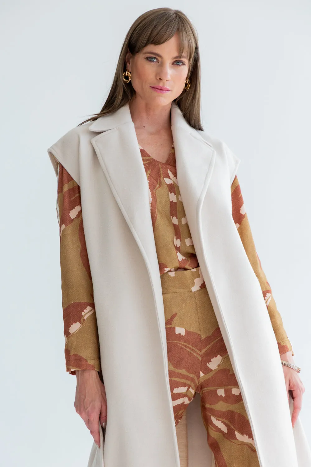 Serafina Coat Ivory