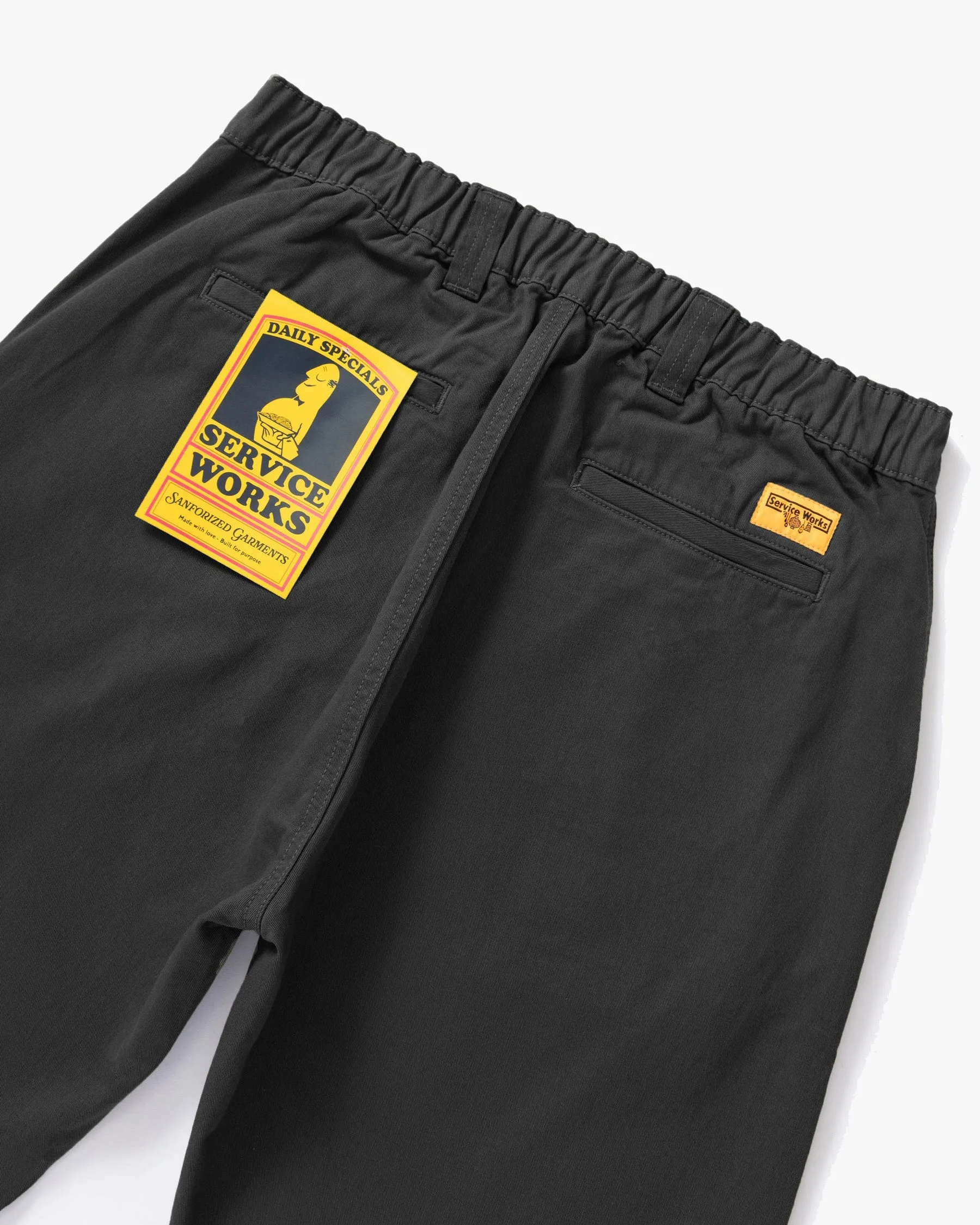 Service Works Drill Waiter Pant - Black
