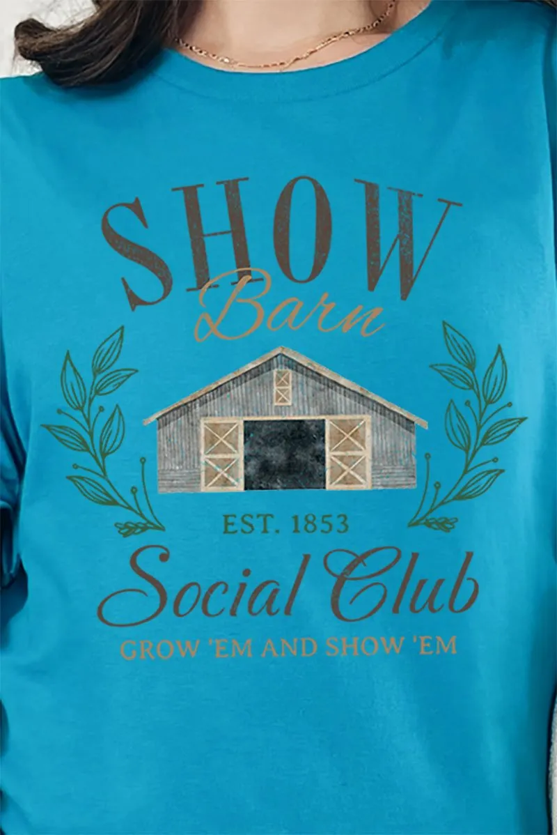Show Barn Social Club Short Sleeve Relaxed Fit T-Shirt