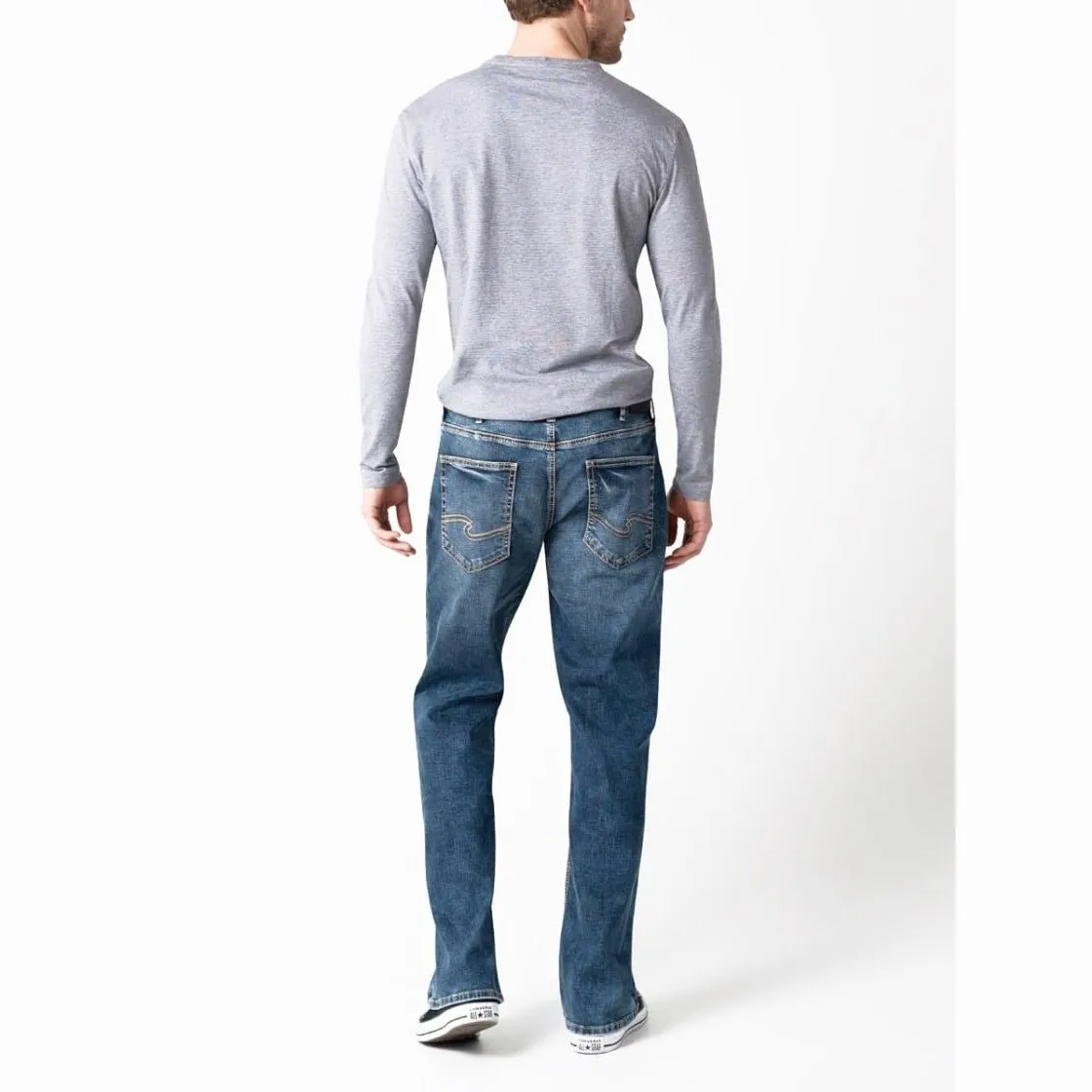 Silver Jeans Men’s Zac Relaxed Fit Straight Leg