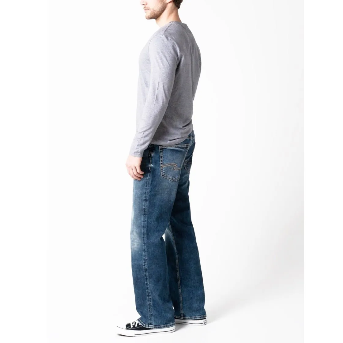 Silver Jeans Men’s Zac Relaxed Fit Straight Leg