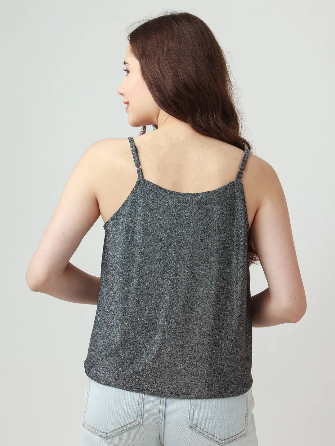 Silver Shimmer Top