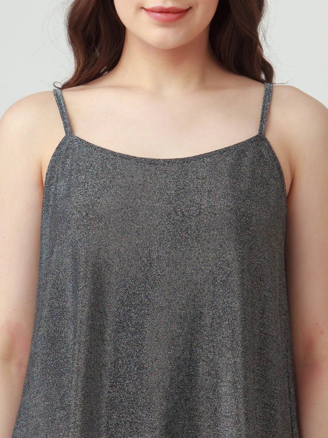 Silver Shimmer Top