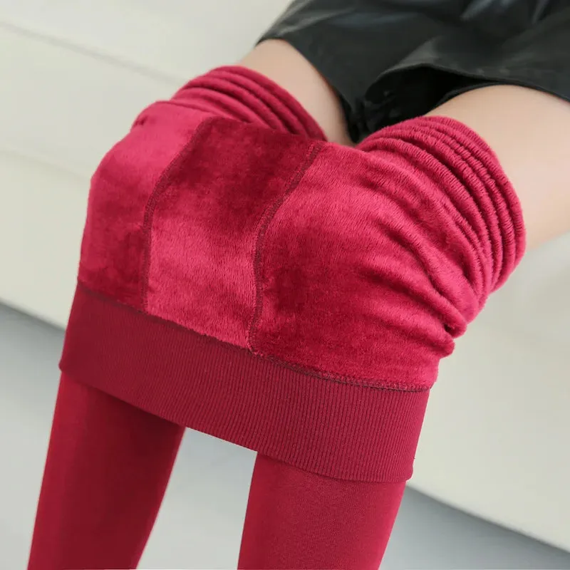 Snug Faux Fur Leggings