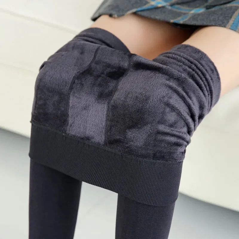 Snug Faux Fur Leggings