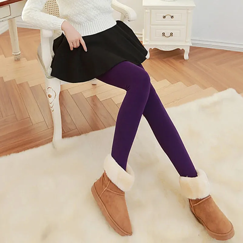 Snug Faux Fur Leggings