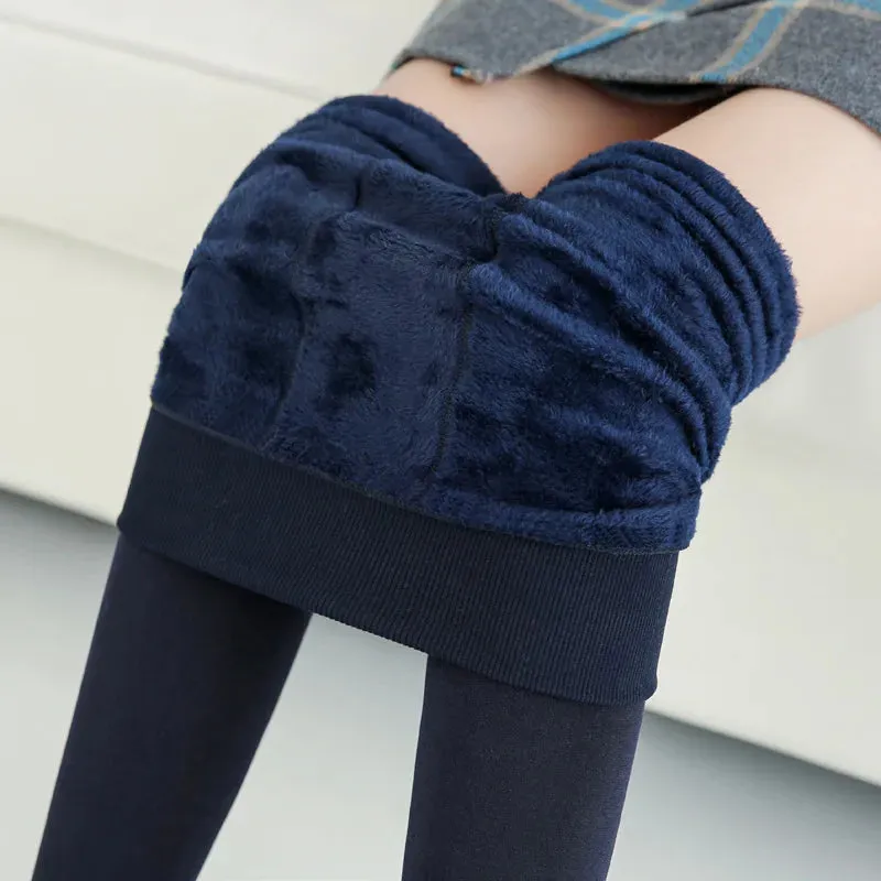 Snug Faux Fur Leggings