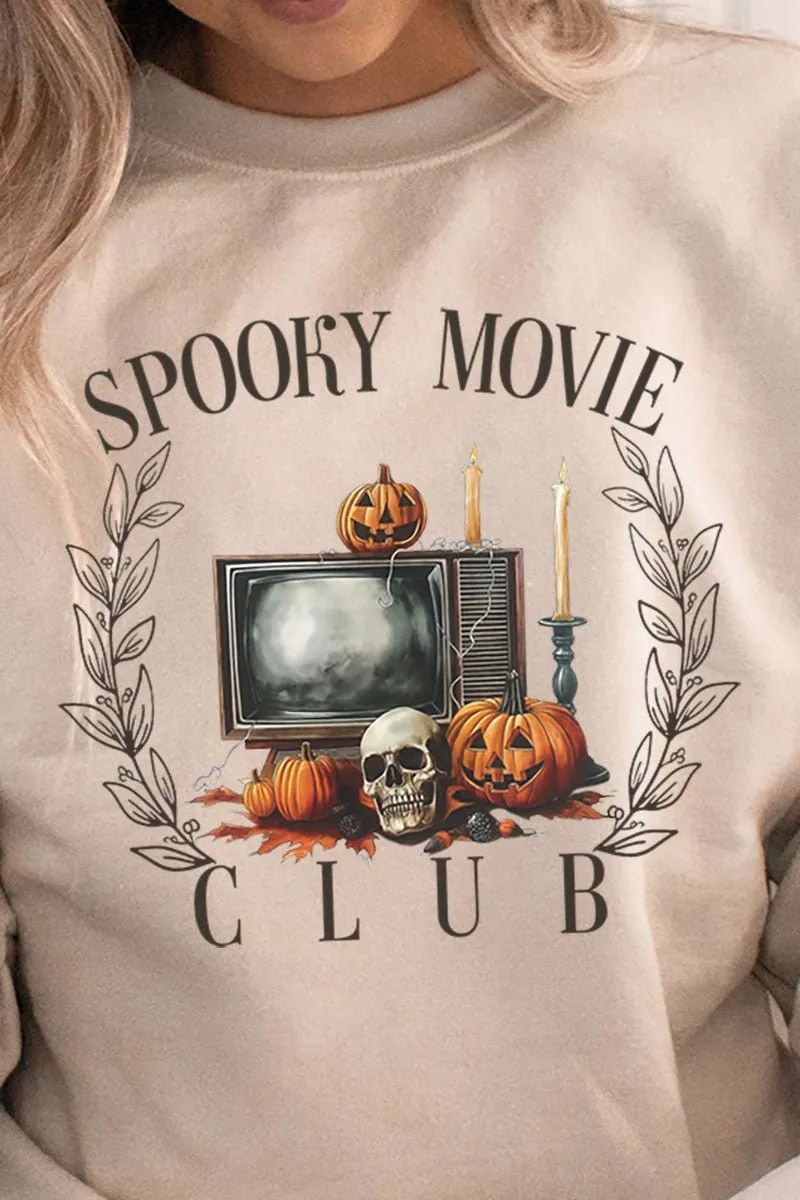 Spooky Movie Club Heavy-weight Crew Sweatshirt