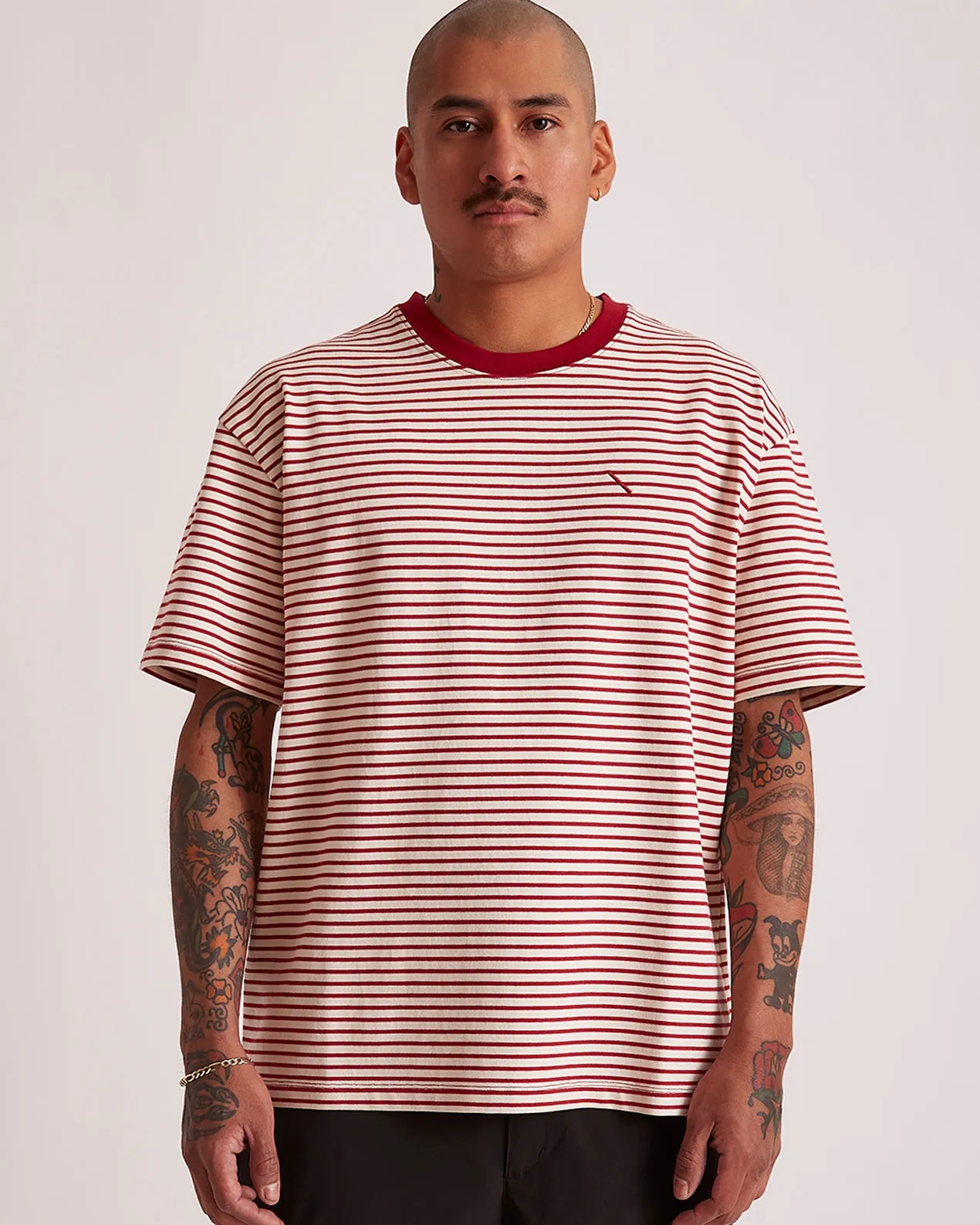 Stripe Relaxed SS Shirt