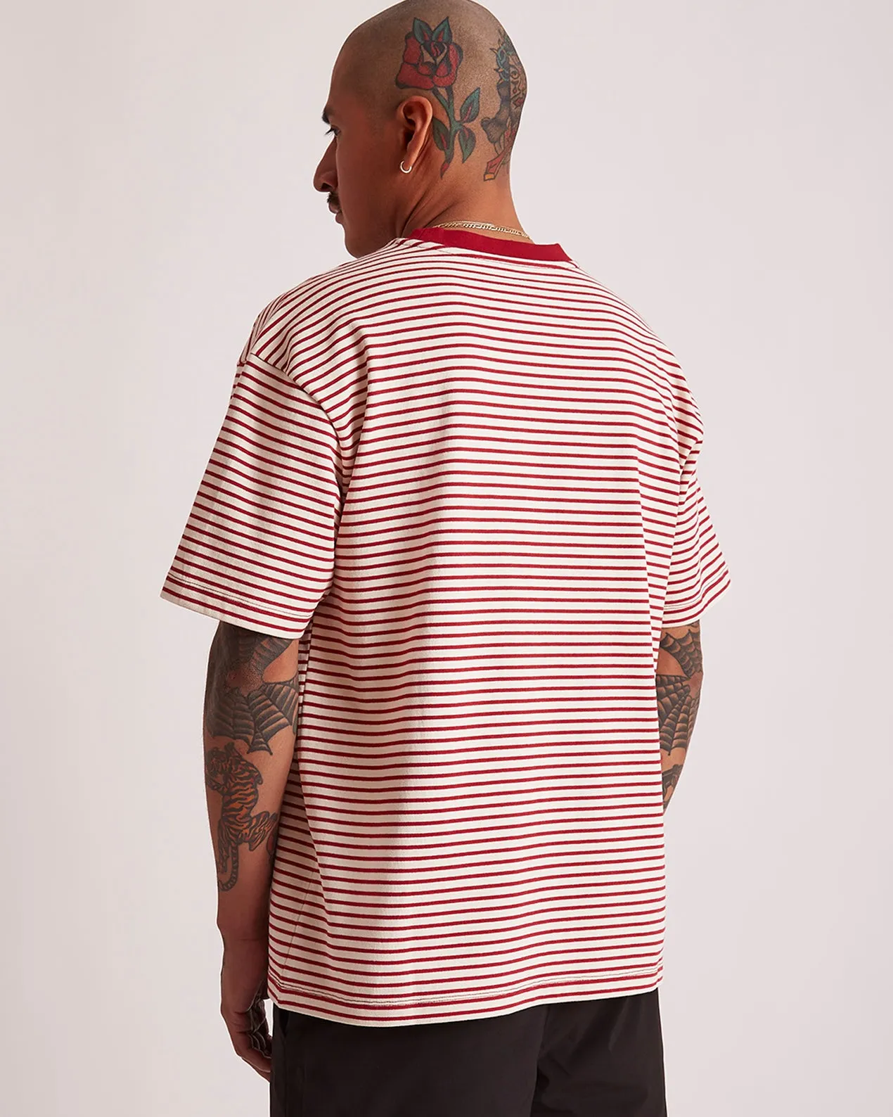Stripe Relaxed SS Shirt