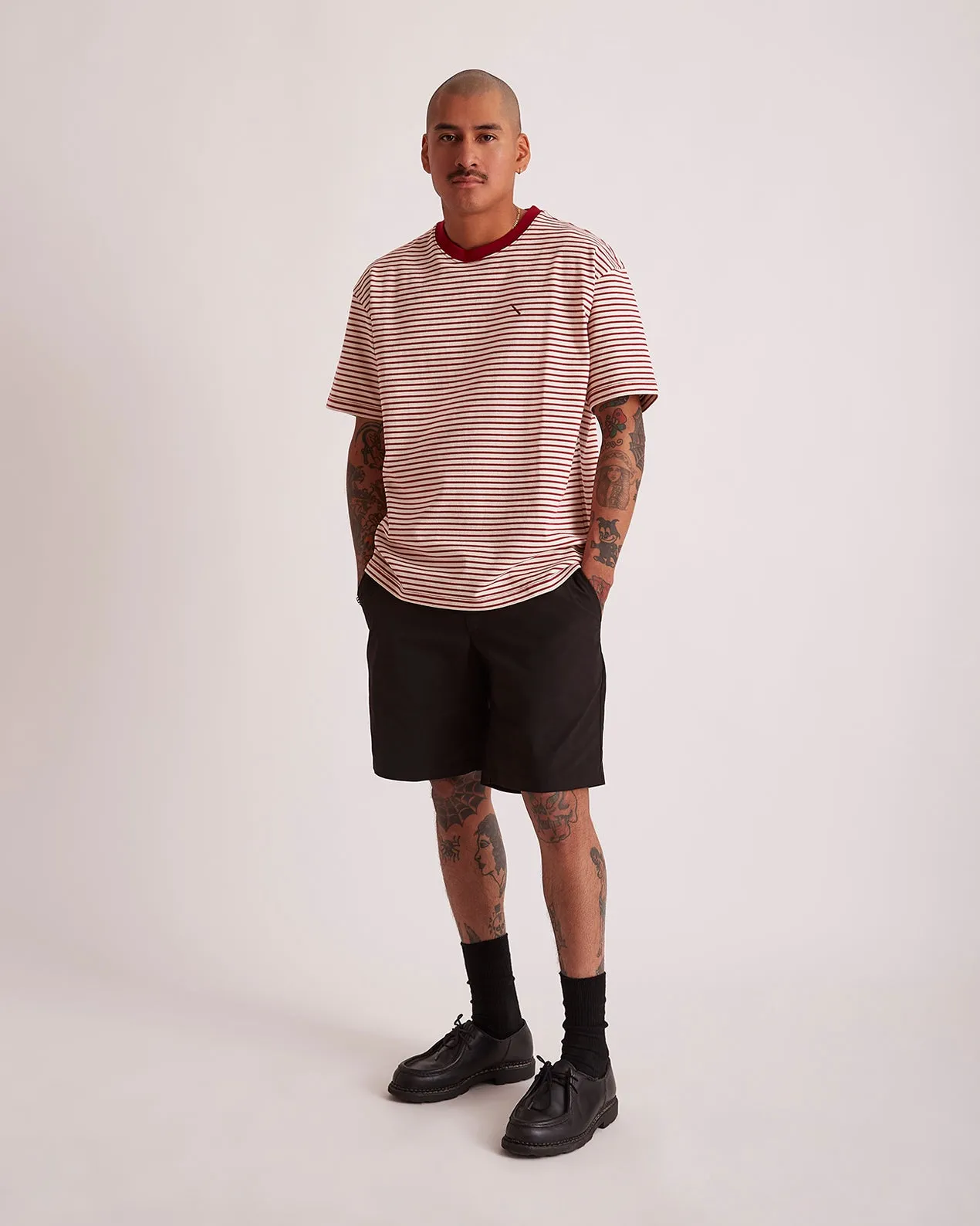 Stripe Relaxed SS Shirt