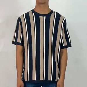 Stylistic Mr. Lee Men's Basic Tees Relaxed Fit 169018 (Navy)