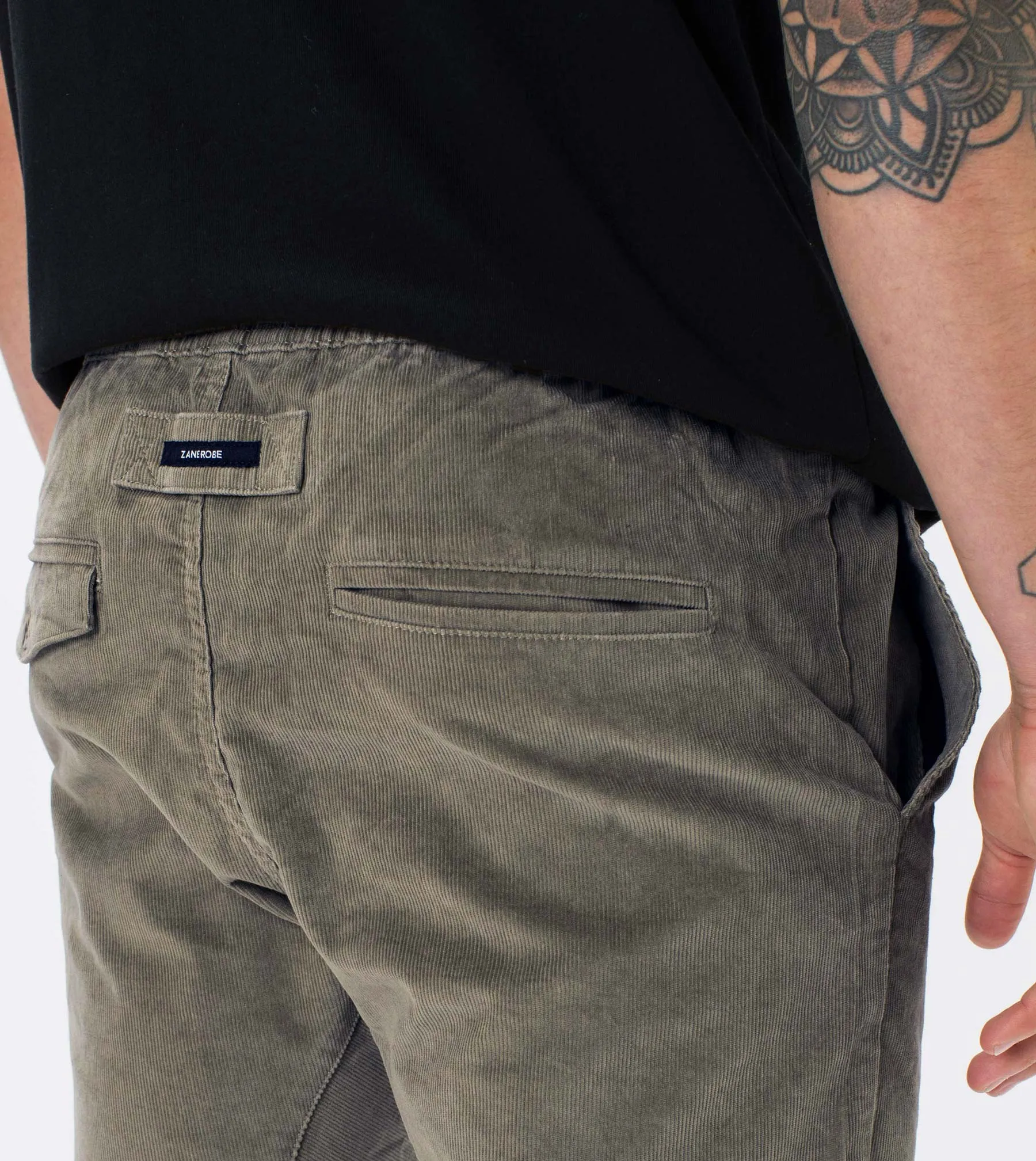 Sureshot Cord Short Dk Moss