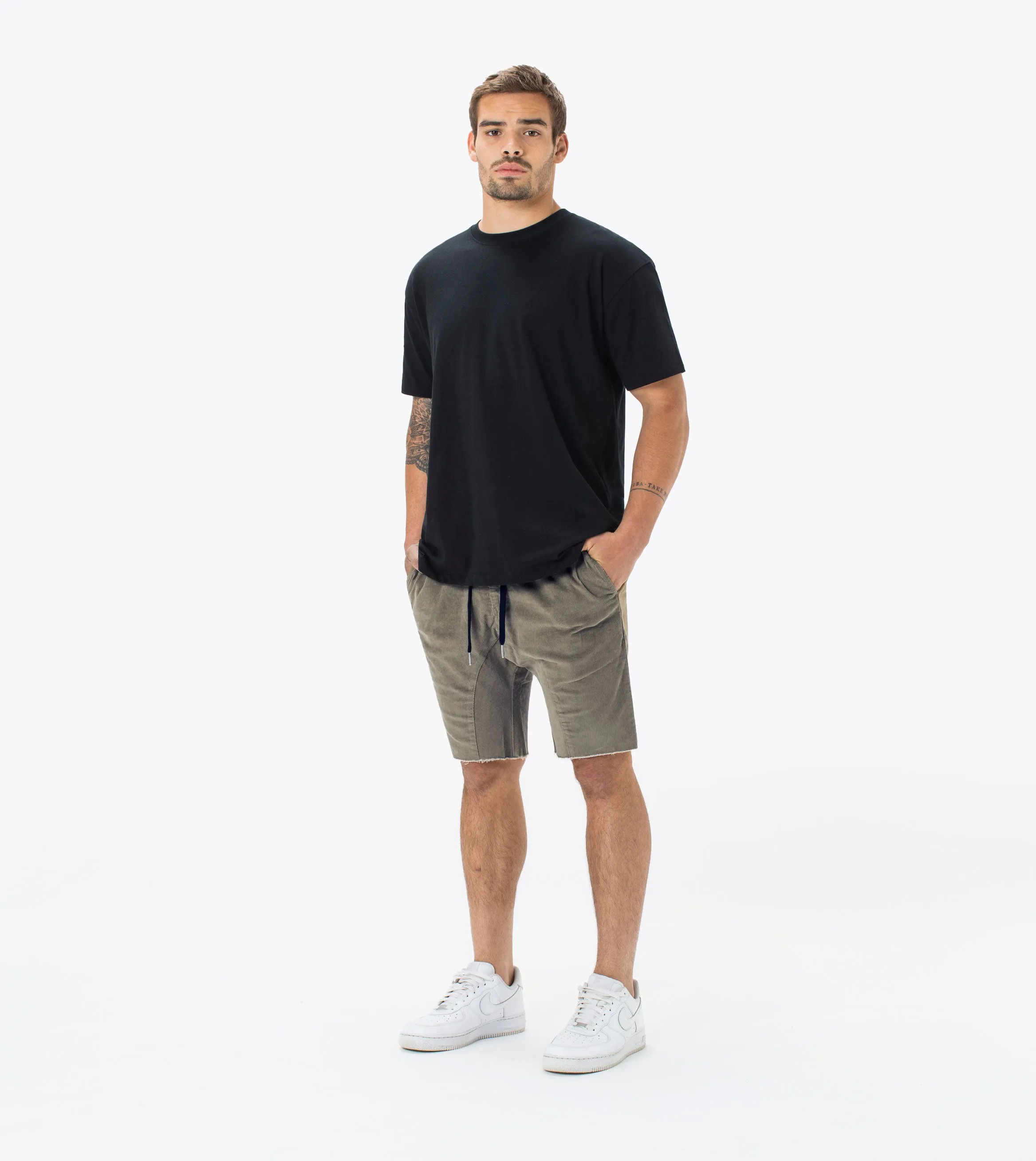 Sureshot Cord Short Dk Moss