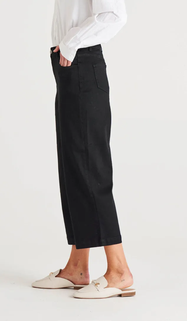 Tabitha Crop Jean - Black