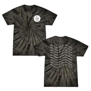 The Cureist Black Tie Dye Tee - Self care for all the feels