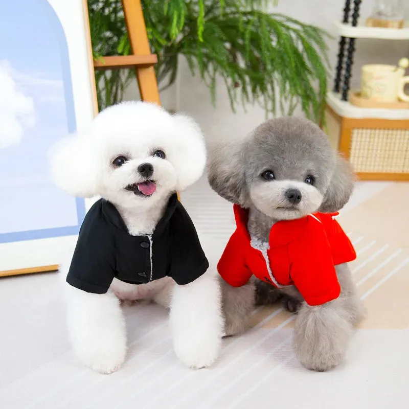 The Pet Face Waterproof Winter Jacket - Warm Fleece Coat