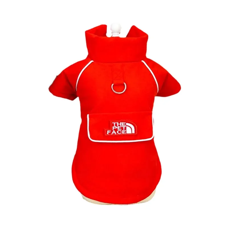 The Pet Face Waterproof Winter Jacket - Warm Fleece Coat