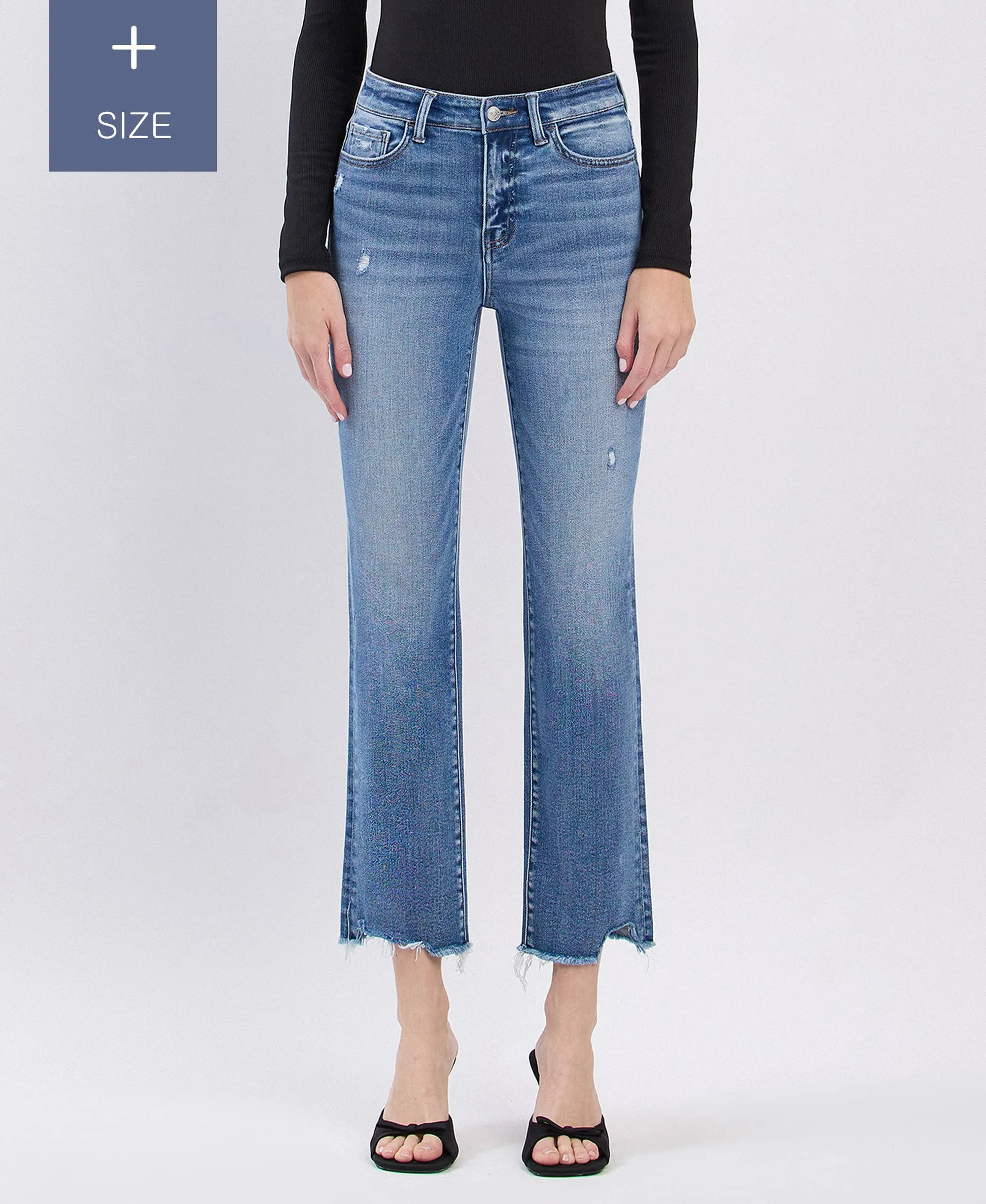 Tummy Control Highrise Slim Stright- Plus