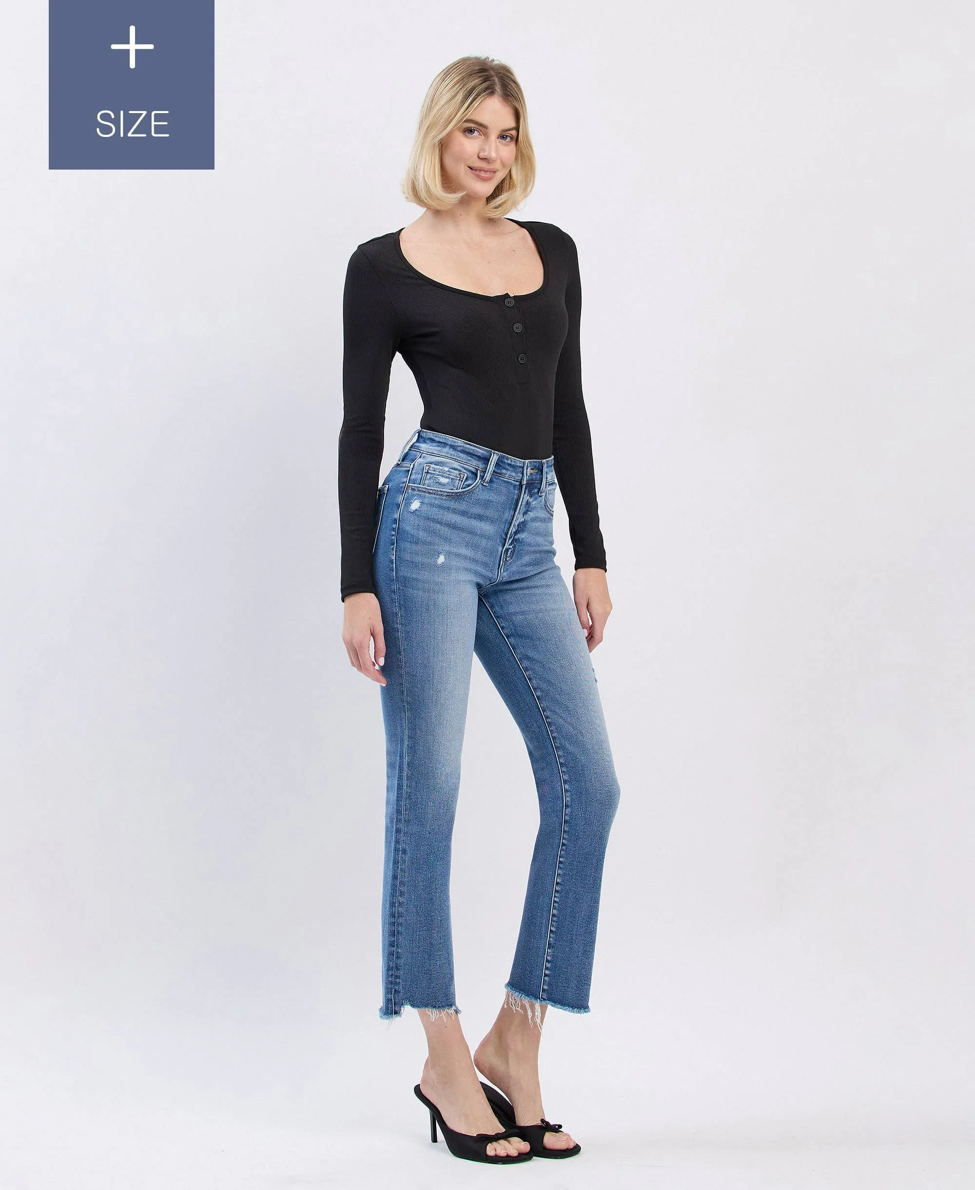 Tummy Control Highrise Slim Stright- Plus