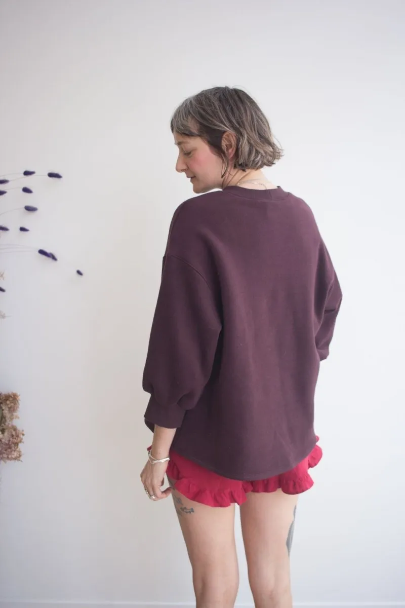 Ursa Minor Leona Sweatshirt (Wine)