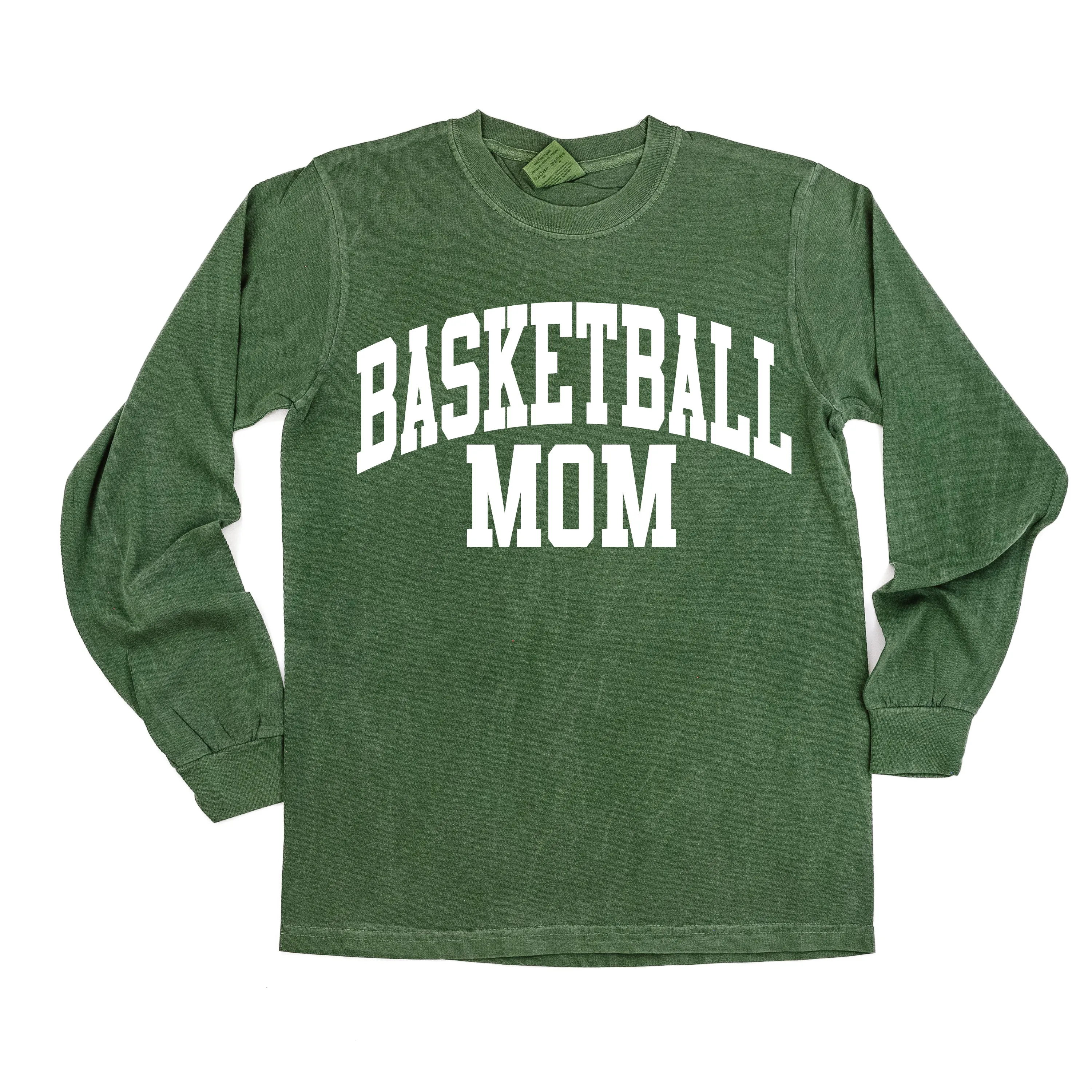 Varsity Style - BASKETBALL MOM - LONG SLEEVE COMFORT COLORS TEE