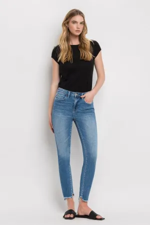Vervet by Flying Monkey High Rise Step Hem Skinny Jeans
