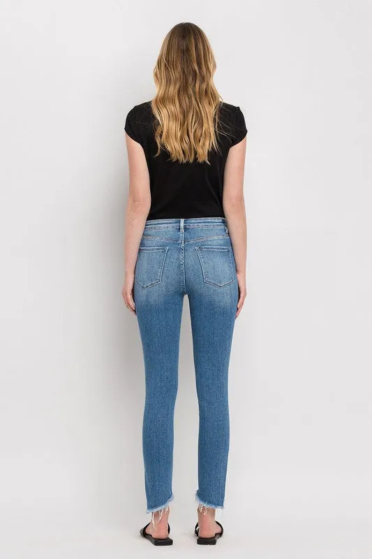 Vervet by Flying Monkey High Rise Step Hem Skinny Jeans