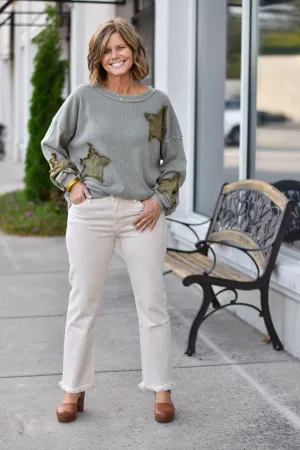 Vervet Mid Rise Crop Straight Jeans