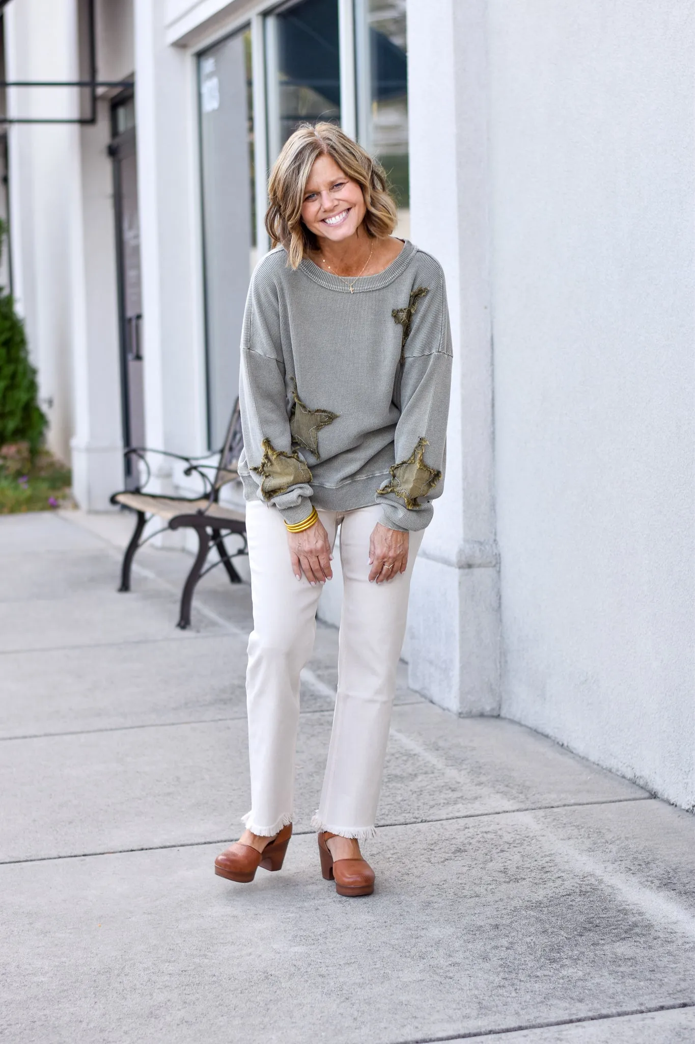 Vervet Mid Rise Crop Straight Jeans