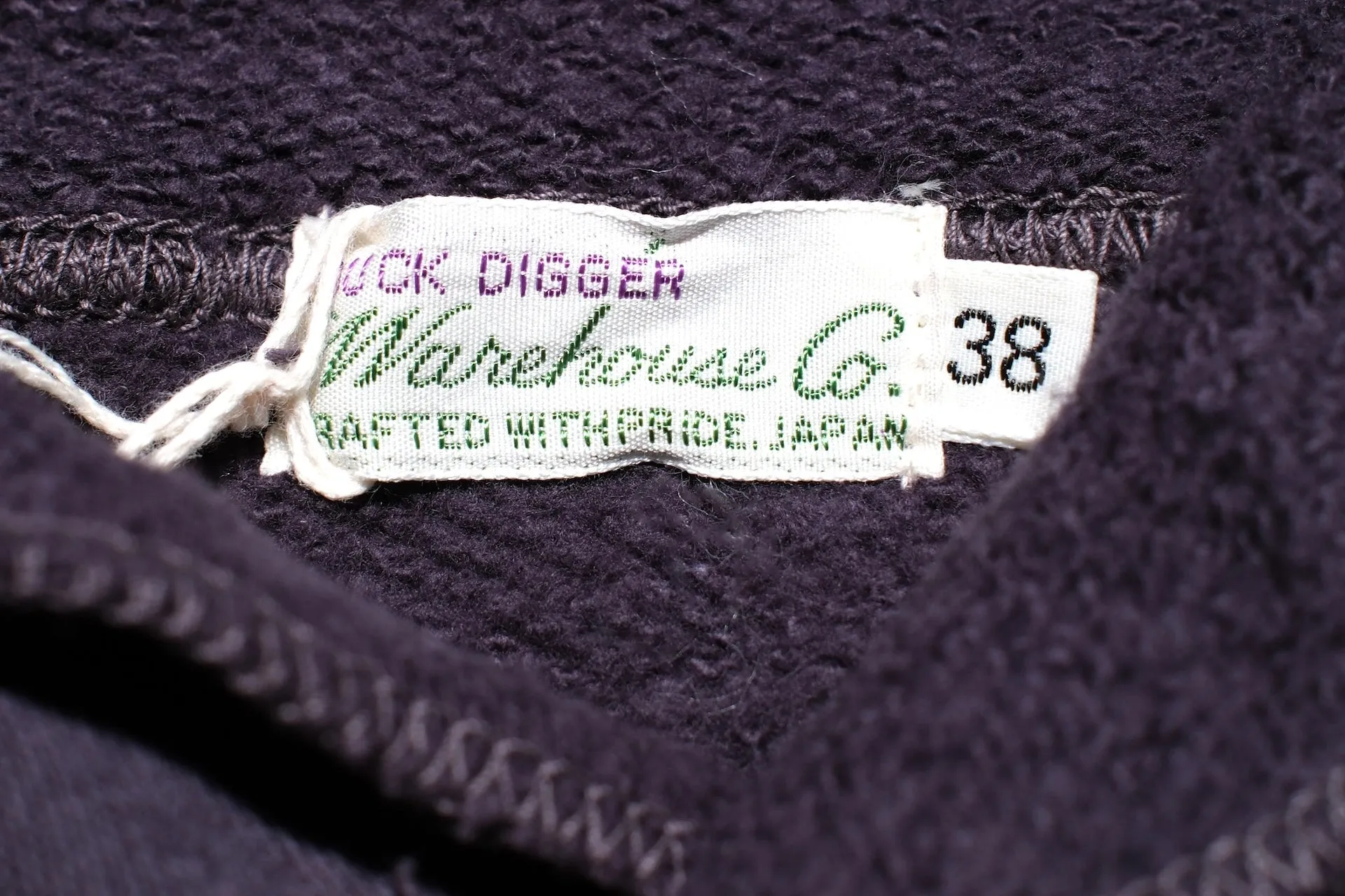 Warehouse Lot.453 10oz Loopwheeled "Footy" Pull Over (Dark Navy)