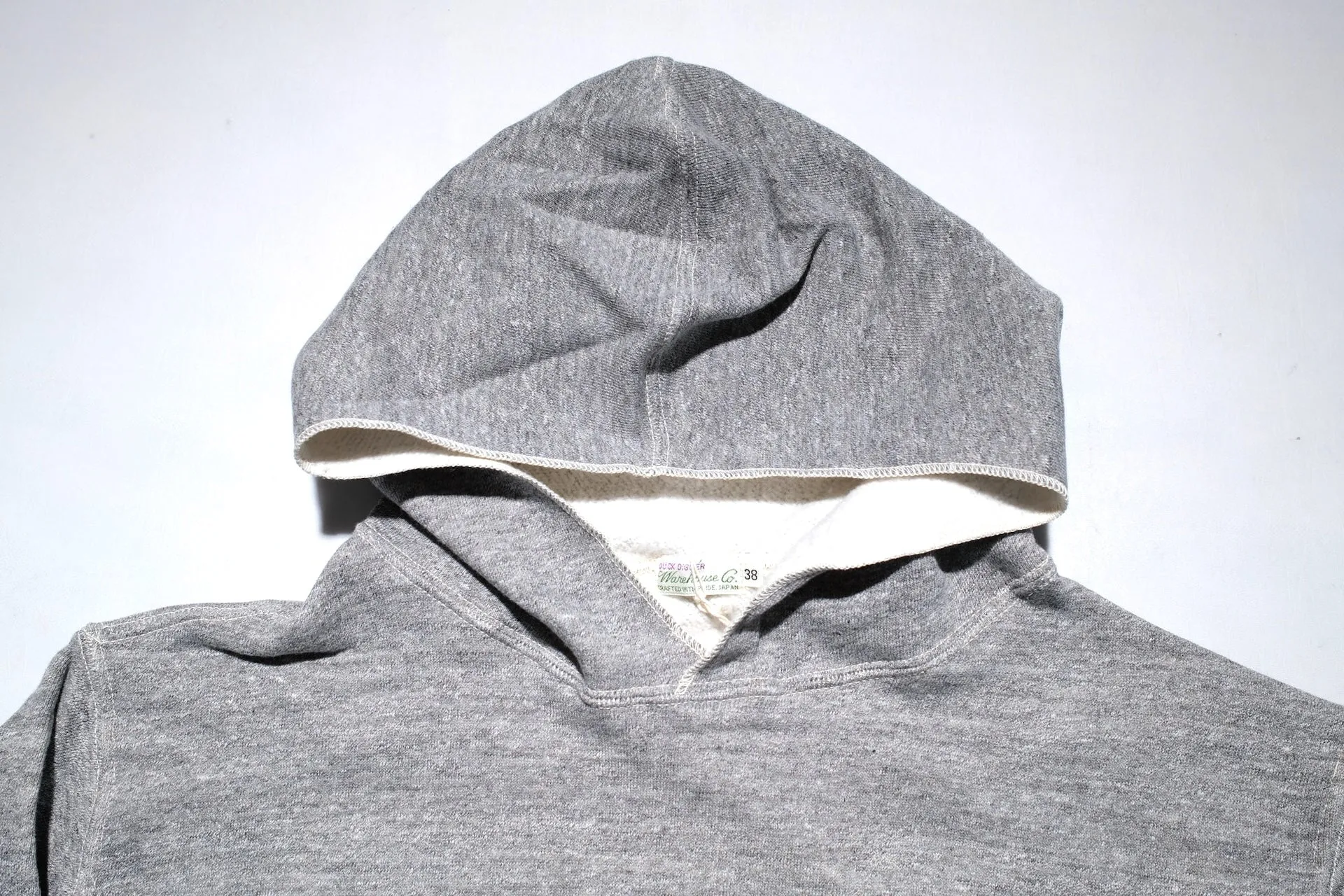 Warehouse Lot.453 10oz Loopwheeled "Footy" Pull Over (Heather Grey)