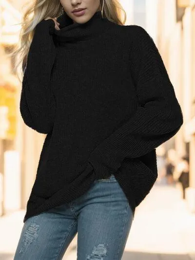Winter Snug Knit Turtleneck Sweater