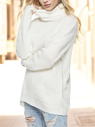 Winter Snug Knit Turtleneck Sweater