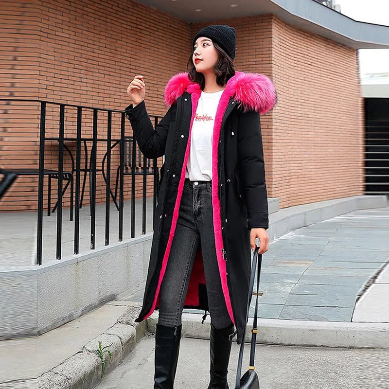Winter Women Jackets Coat Thick Fleece Double Warm
