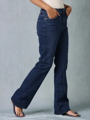 Women Blue Bootcut Jeans