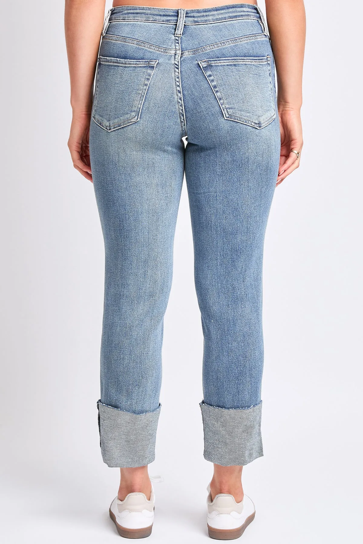 Women's Luxe Dixie High Rise Mega Cuff Straight Leg